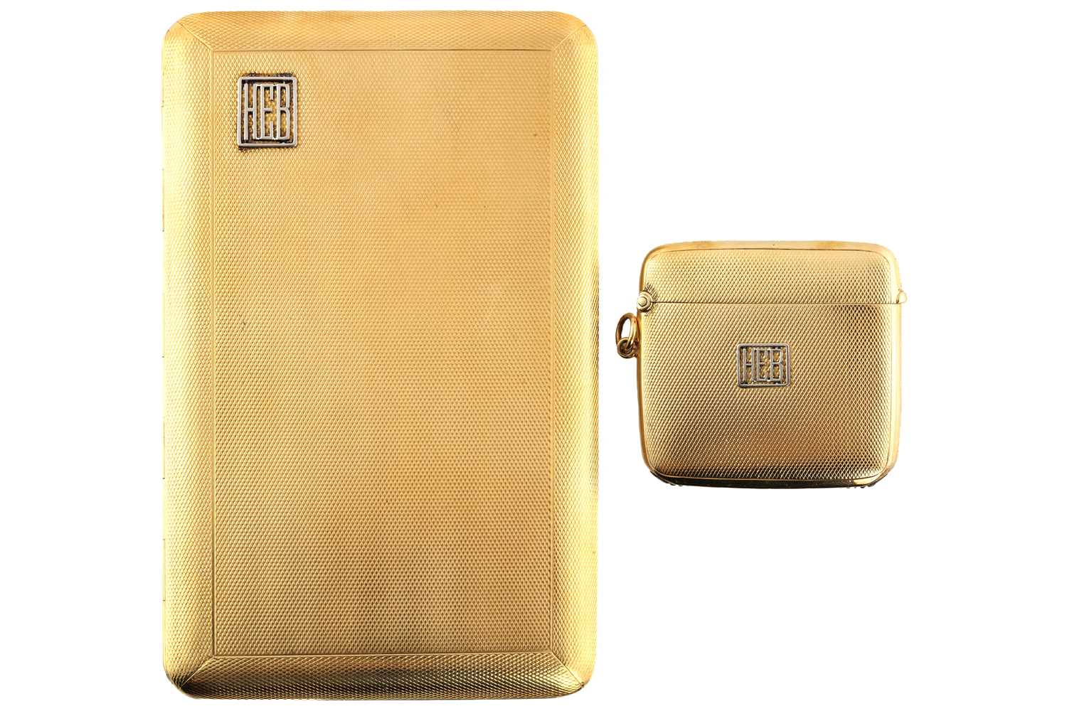 Lot 193 - Asprey & Co - An 18ct gold cigarette case and...