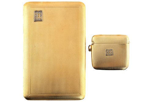 Lot 193 - Asprey & Co - An 18ct gold cigarette case and...