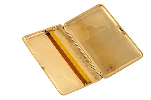 Lot 193 - Asprey & Co - An 18ct gold cigarette case and...