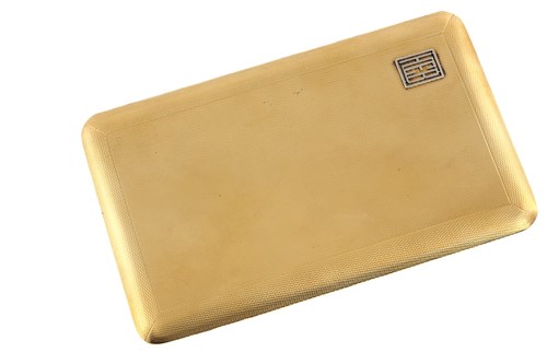 Lot 193 - Asprey & Co - An 18ct gold cigarette case and...
