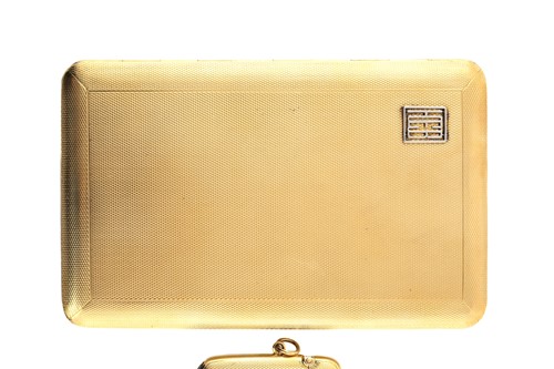 Lot 193 - Asprey & Co - An 18ct gold cigarette case and...