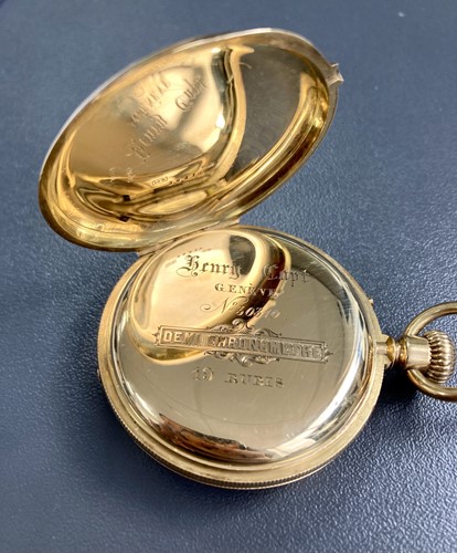 Lot 236 - A Henry Capt Geneve demi-chronometre half...