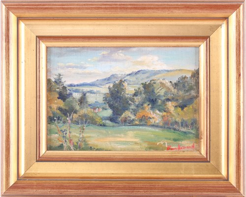 Lot 8 - Hermione Hammond (1910-2005), 'South Downs',...