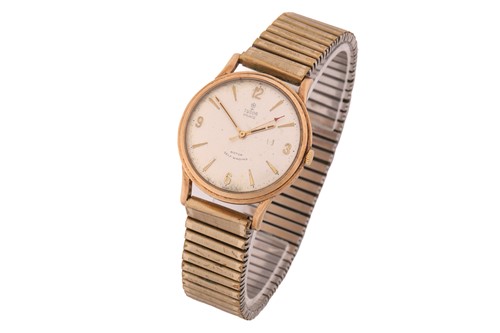 Lot 323 - A Tudor Prince gold automatic wristwatch, with...