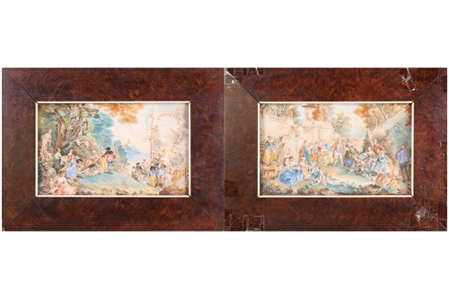 Lot 66 - French School, early 19th-century miniature...