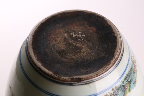 Lot 74 - A Chinese porcelain vase, late Qing dynasty,...