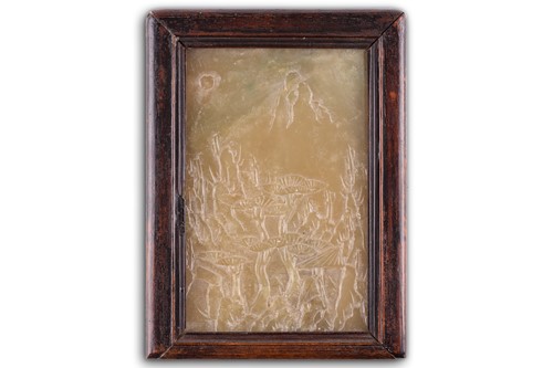 Lot 167 - A Chinese jade plaque, Qing dynasty, 18th...