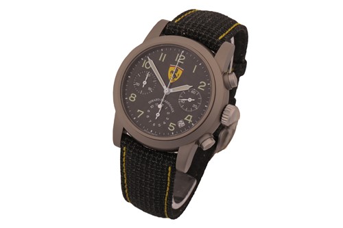Lot 237 - A Girard-Perregaux Asprey-Ferrari titanium...