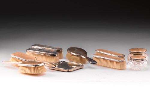 Lot 305 - A 20th-century composite enamelled and...