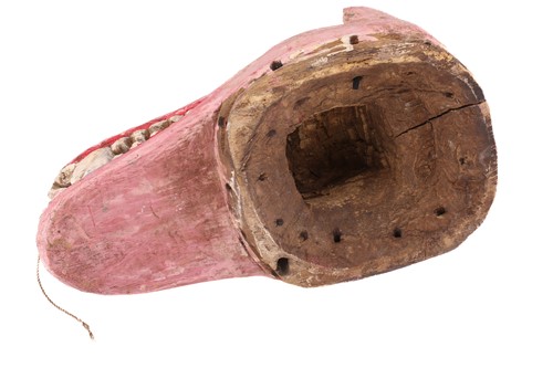Lot 138 - Three zoomorphic masks, Indonesia/Cambodia,...