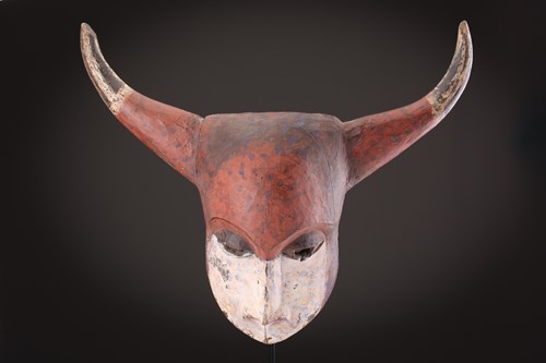Lot 138 - Three zoomorphic masks, Indonesia/Cambodia,...