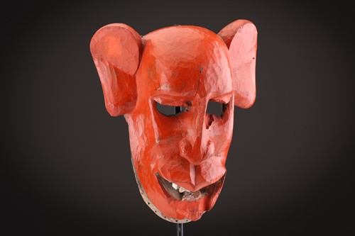 Lot 138 - Three zoomorphic masks, Indonesia/Cambodia,...