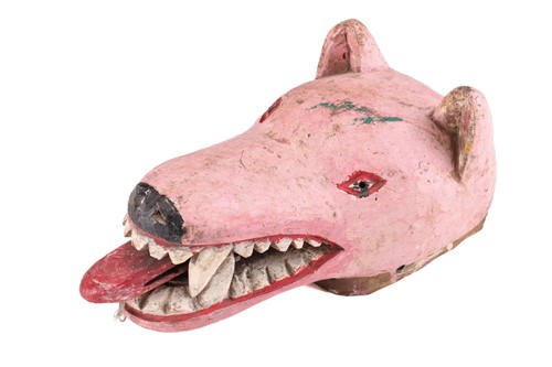 Lot 138 - Three zoomorphic masks, Indonesia/Cambodia,...