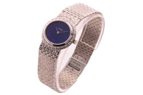 Lot 359 - A Piaget 18ct white gold ladies wristwatch,...