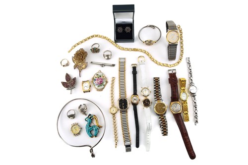Lot 208 - Quantity of fashion watches and costume...