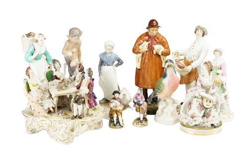 Lot 327 - A Royal Copenhagen porcelain figure (No 456)...