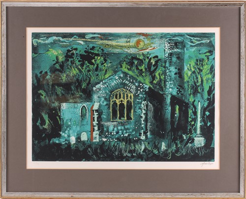 Lot 107 - John Piper (1903-1992), 'Hautbois Church,...