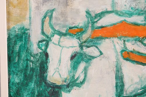 Lot 32 - Julian Trevelyan (1910-1988), 'Two Oxen and...