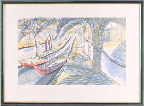 Lot 100 - Edward Bawden (1903-1989), ‘Among the Marsh...