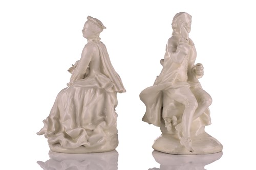 Lot 331 - An 18th-century Derby "Blanc de Chine figure...