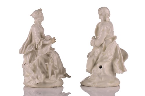 Lot 331 - An 18th-century Derby "Blanc de Chine figure...
