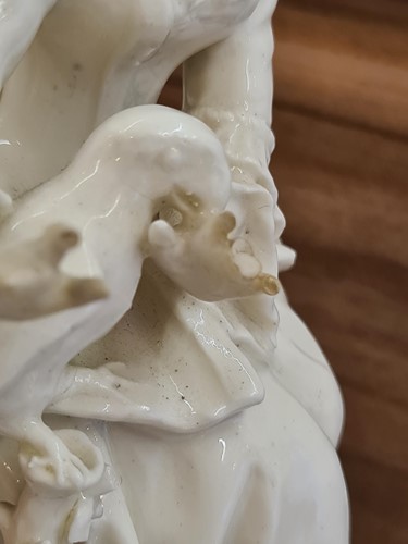 Lot 331 - An 18th-century Derby "Blanc de Chine figure...