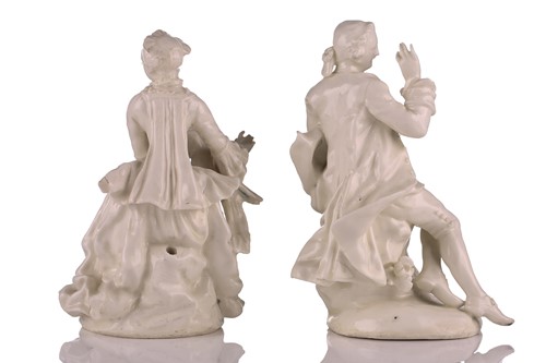Lot 331 - An 18th-century Derby "Blanc de Chine figure...