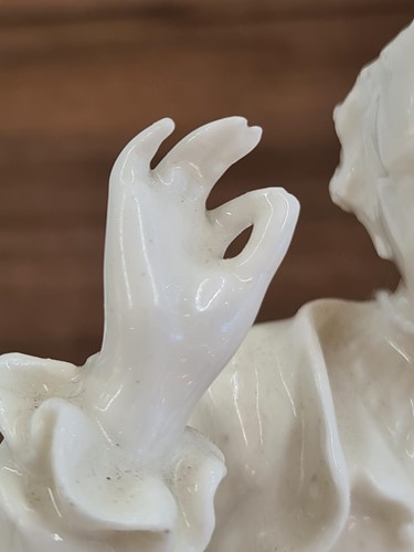 Lot 331 - An 18th-century Derby "Blanc de Chine figure...