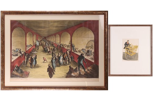 Lot 154 - Eric Ravilious (1903-1942), High Street, 1938,...