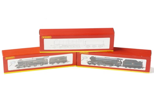 Lot 325 - Three boxed Hornby Railways locomotives,...
