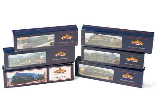 Lot 321 - Six boxed Bachmann model railway locomotives,...