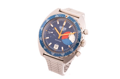Lot 318 - A Heuer Autavia Skipper Ref 73464, featuring a...