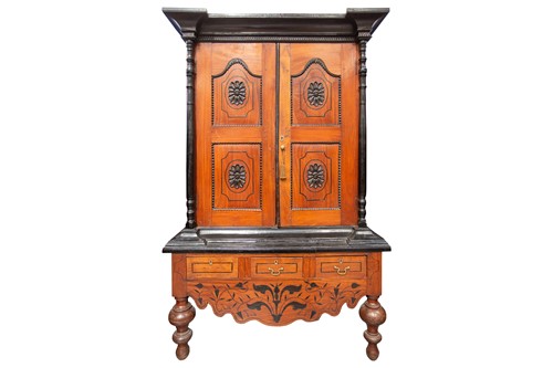Lot 283 - A 19th-century style Sri Lankan ebony and...