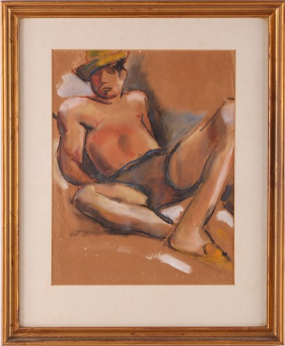 Lot 27 - Attributed to Duncan Grant, portrait of young...