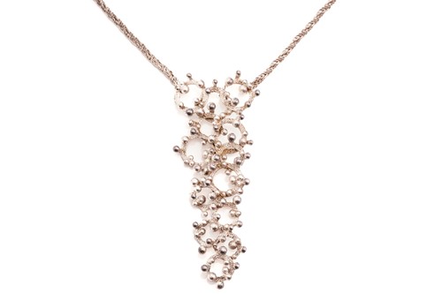 Lot 187 - Henkel & Grossé - A modernist necklace in...