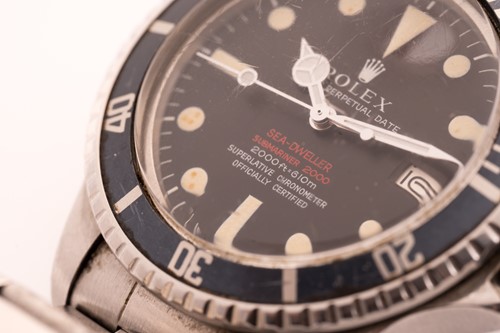Lot 346 - A Rolex Sea-Dweller Submariner 2000 - Double...