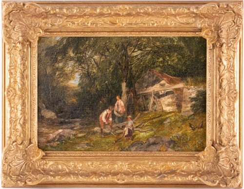 Lot 56 - James Peel RBA (1811-1906), a family before a...