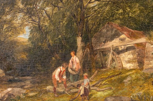 Lot 56 - James Peel RBA (1811-1906), a family before a...