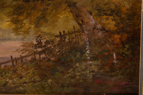 Lot 62 - Edward Partridge (19th century), two bucolic...