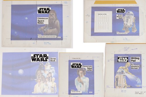 Lot 392 - A collection of five items of original 1977...