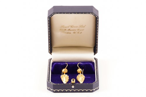 Lot 229 - A pair of Victorian Etruscan revival style...