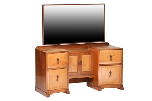 Lot 11 - Cotswold school, a walnut and sycamore...