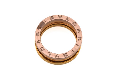 Lot 276 - Bvlgari - B.zero1 Ring in tri-coloured gold,...