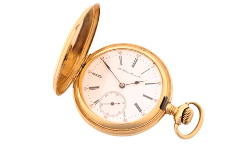 Lot 301 - A Bohm Bristol Co, full hunter pocket watch,...