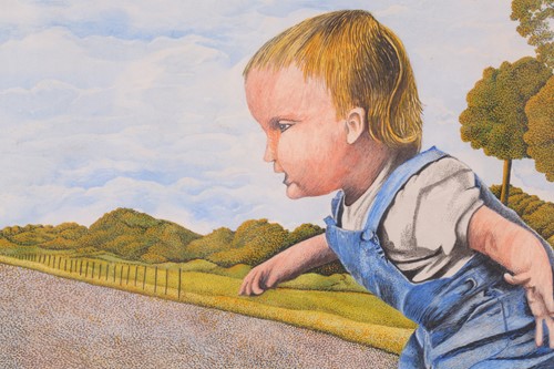 Lot 73 - James Lloyd (1905-1974), 'Boy with Boxer',...
