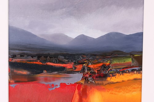 Lot 23 - Chris Bushe RSW (b.1958), 'Early Autumn, Glen...