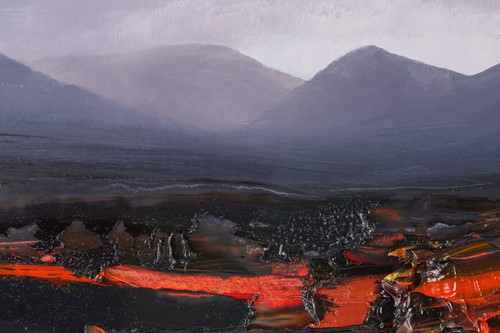 Lot 23 - Chris Bushe RSW (b.1958), 'Early Autumn, Glen...