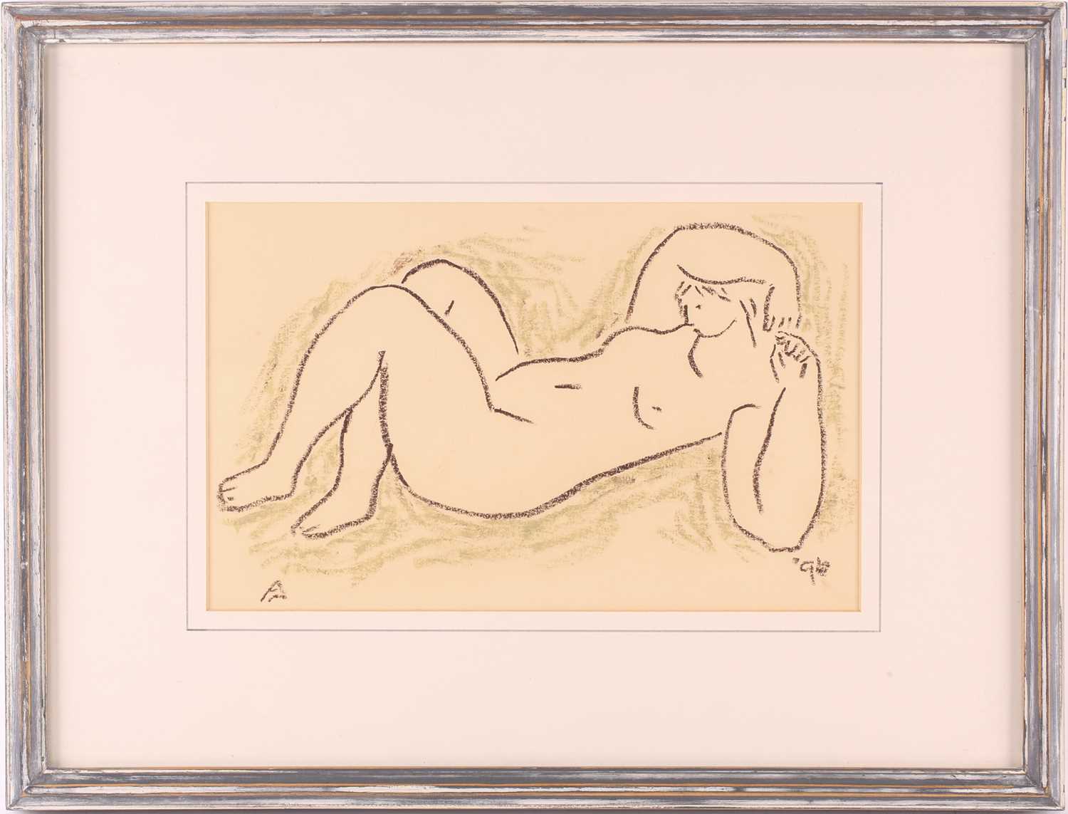 Lot 75 - Mary Audsley (1919-2008) British, reclining...