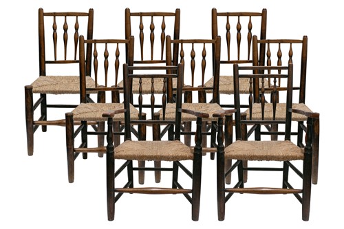Lot 271 - A matched set of eight early 19th-century...