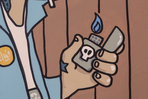 Lot 6 - Pete McKee (b.1966) British, 'One Arm Bandit',...
